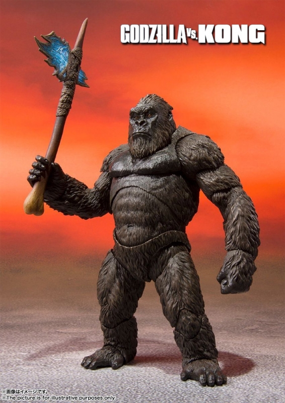 Godzilla Vs. Kong 2021 Kong S.H. MonsterArts Figure - Click Image to Close