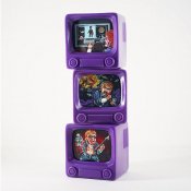 They Live Brainwash TV Series 3 Purple TV Set