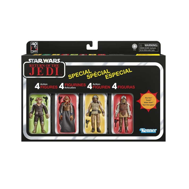 Star Wars Jabba's Court Denizens Vintage Kenner 4 Action Figure Set Re-Issue - Click Image to Close