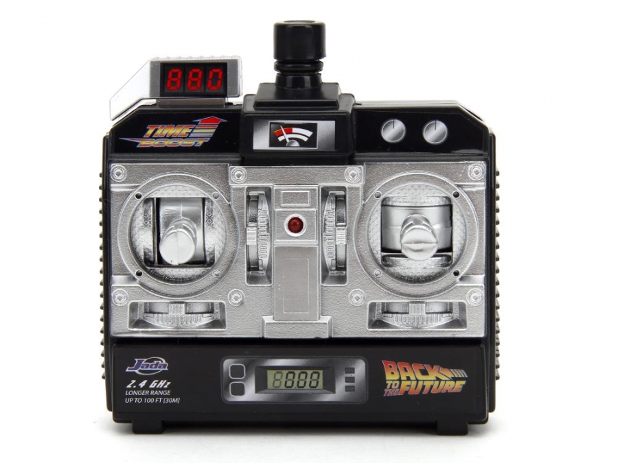 Back to the Future Delorean Time Machine 1/16 Scale R/C Vehicle Hollywood Rides - Click Image to Close