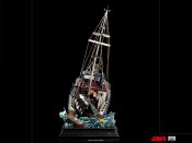 Jaws Attack Shark and Orca Boat 1/20 Scale Diorama Statue (3.5 FEET LONG)