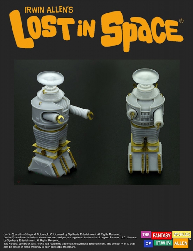 Lost In Space Robot B9 YM-3 1/35 Scale Super Detailed Model Kit with Photoetch - Click Image to Close