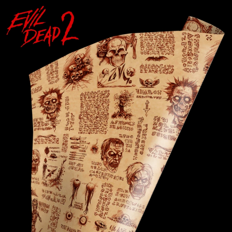 Evil Dead 2 Necronomicon Wrapping Paper - Click Image to Close