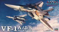 Macross Robotech VF-1A/J/S Valkyrie Fighter 1/72 Model Kit by Hasegawa