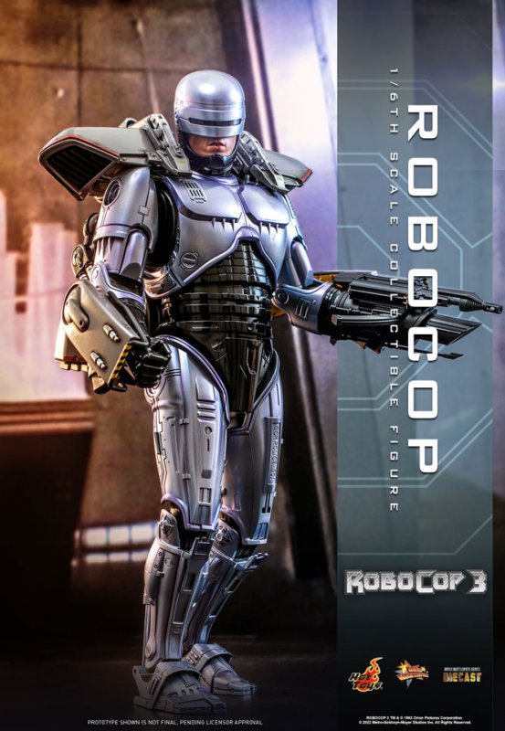 Robocop 3 1/6 Scale Figure with Flight Pack by Hot Toys - Click Image to Close