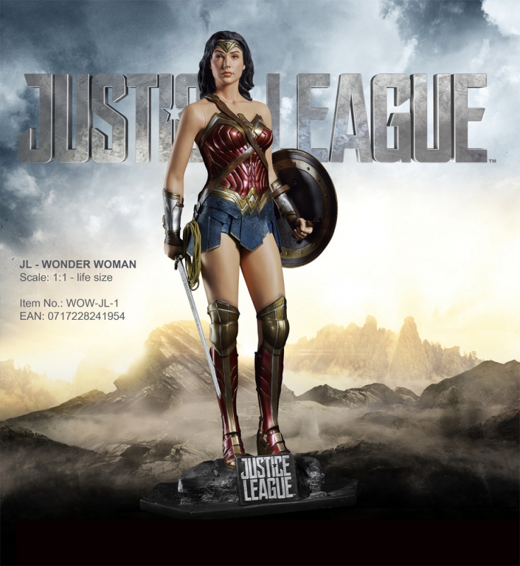 Justice League Wonder Woman Life-Size Display - Click Image to Close