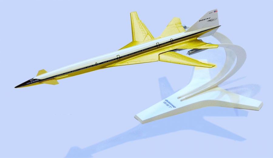 Boeing SST Supersonic Transport 1/400 Scale Model Kit Monogram Re-Issue by Atlantis - Click Image to Close
