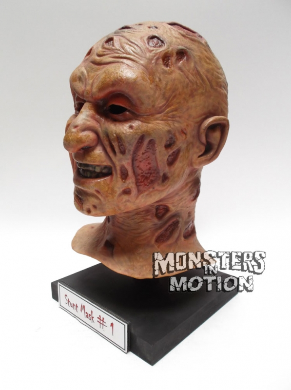 Nightmare On Elm Street Part 1 Freddy Krueger Stunt Mask Prop - Click Image to Close