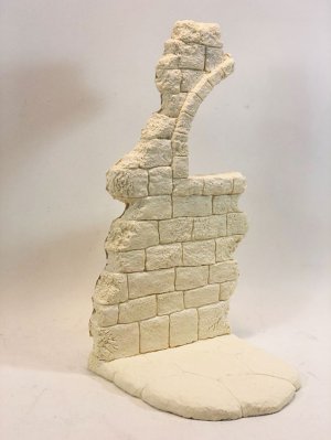 Stone Wall Diorama Base 1/6 Scale Resin Model Kit for 12" Figures