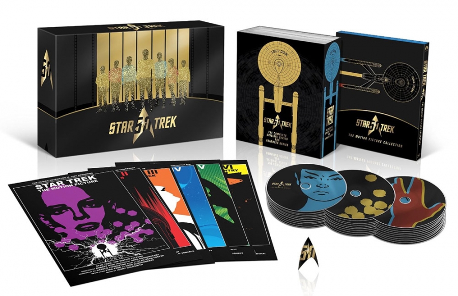 Star Trek 50th Anniversary TV and Movie Collection Blu-Ray - Click Image to Close