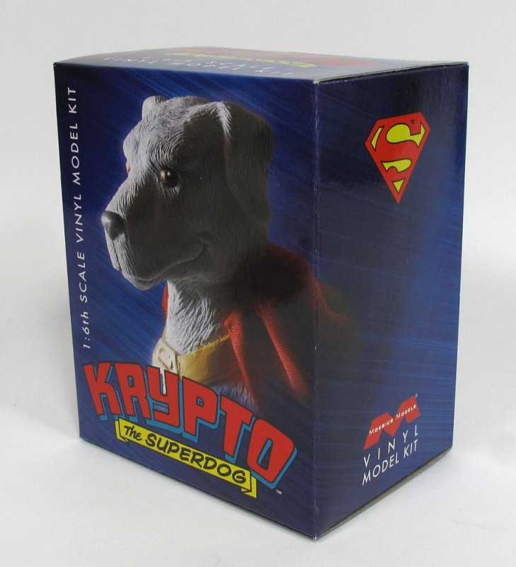 Superman Krypto the Superdog 1/6 Scale 5" Tall Vinyl Model Kit - Click Image to Close