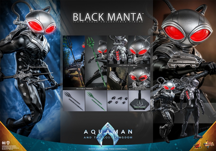 Aquaman Black Manta 1/6 Scale Figure by Hot Toys - Click Image to Close