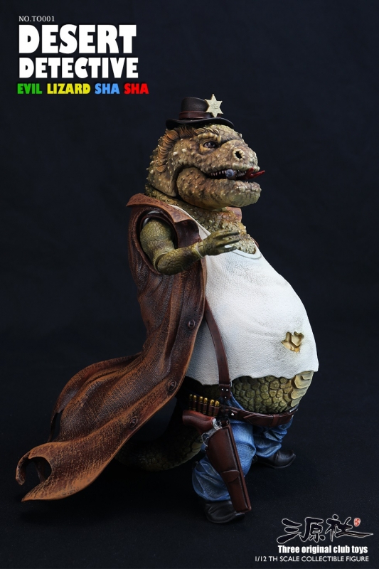 Evil Lizard Bad Bill 1/12 Scale Collectible Action Figure - Click Image to Close