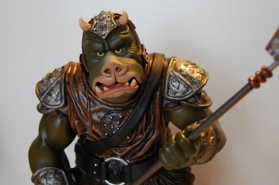 Star Wars Gamorrean Guard 14" Statue by Legends In 3D - Click Image to Close