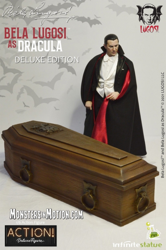 Dracula Bela Lugosi Deluxe Edition 1/6 Scale Figure with Coffin - Click Image to Close