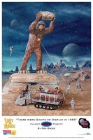 Lost In Space There Were Giants On Display In 1966 Classic Model Tribute Poster by Ron Gross