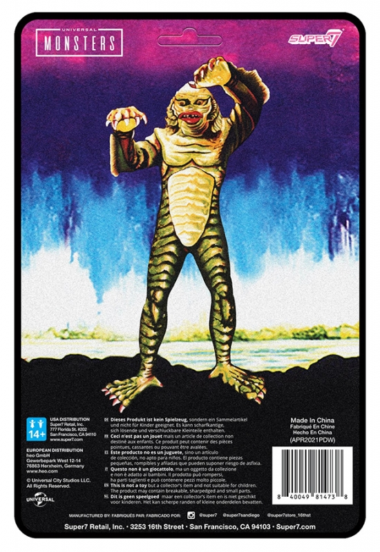 Creature from the Black Lagoon Wide Sculpt Super Monsters ReAction Figure - Click Image to Close