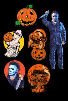 Halloween John Carpenter Classic Halloween Wall Decor Set Series 1