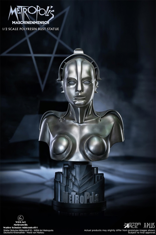Metropolis 1927 Maria Maschinenmensch 1/2 Scale Bust - Click Image to Close