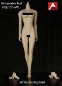 Female Body 1/6 Scale Light Make-Up White Skin Big Bust Figure