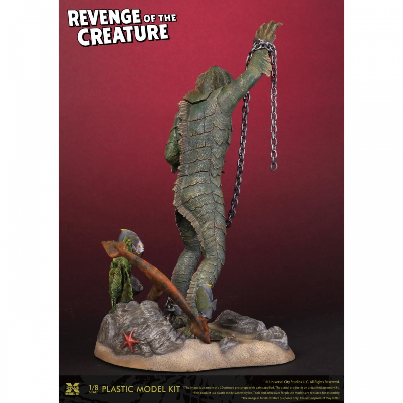 Revenge of the Creature from the Black Lagoon Plastic Model Kit By X-Plus - Click Image to Close