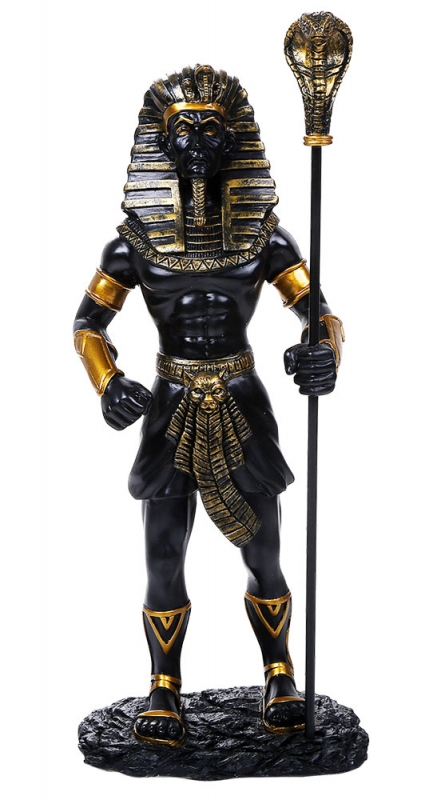 King Tut Egyptian 1/6 Scale Black Statue - Click Image to Close