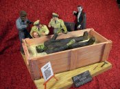 Monster Scenes Scale McDougals Frankenstein Crate Scene Model Kit