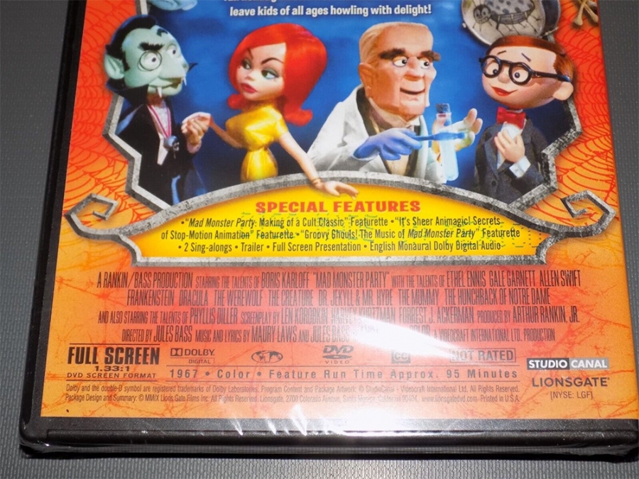 Mad Monster Party 1967 Special Edition DVD - Click Image to Close