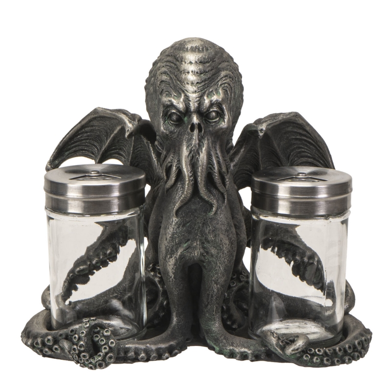 H.P. Lovecraft CTHULHU Salt & Pepper Shaker Set - Click Image to Close