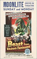 Beast from 20,000 Fathoms 1953 Window Card Poster