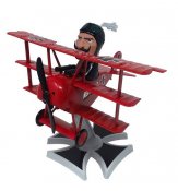 Snoopy Red Baron Fokker Tri Plane Snap Together Model Kit