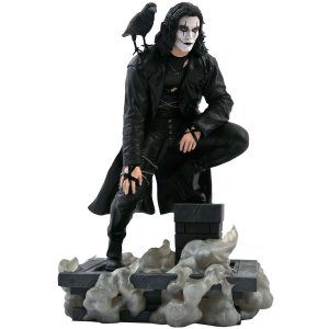 Crow 1994 Movie Brandon Lee Gallery Rooftop Statue