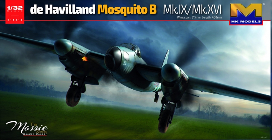 De Havilland Mosquito B Mk.IX/Mk.XVI "The Massie" 1/32 Scale Model Kit by HK Models - Click Image to Close