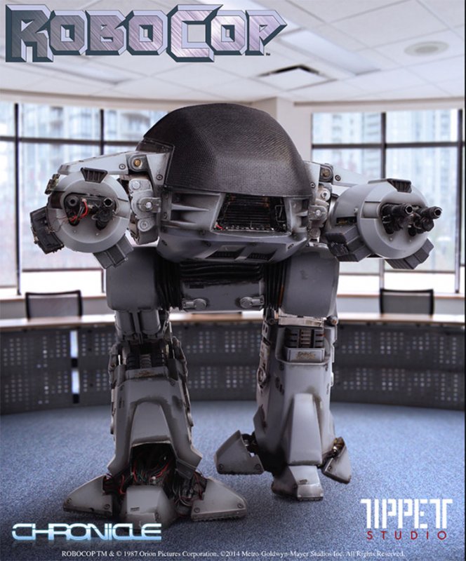 Robocop ED-209 Robot 15" Prop Replica Phil Tippett - Click Image to Close