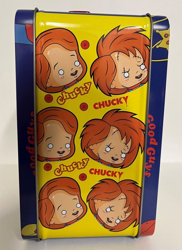 Child's Play Chucky Tin Titans Lunch Box with Thermos - Click Image to Close