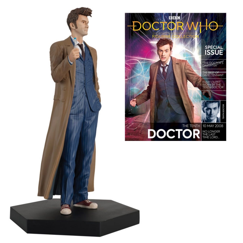 Doctor Who Collection Tenth Doctor Mega Figure with Collector's Magazine - Click Image to Close