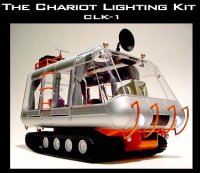 Lost In Space Chariot 1/24 or 1/35 Scale Lighting Kit for Moebius