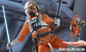 Star Wars Empire Strikes Back Luke Skywalker Snowspeeder Pilot 1/6 Figure by Hot Toys