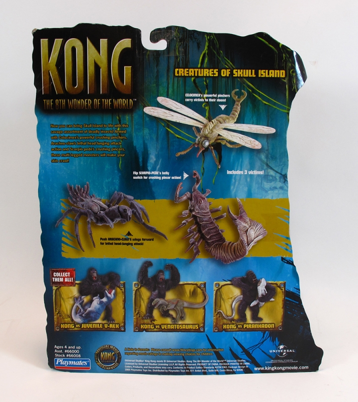 Kong 8th Wonder of the World Creatures of Skull Island Figure by Playmates - Click Image to Close