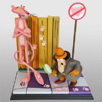 Pink Panther & The Inspector Polystone Statue