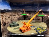 War Of The Worlds 1953 War Machines Attack 1/144 Scale Pre-Built Diorama