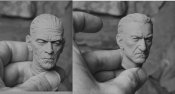 Karloff/Pierce II 1/6 Scale Model Kit with Diorama Base