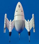 Space Scout Orbital Interceptor Concept 1958 Model Kit G. Harry Stein