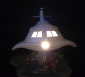 Voyage to the Bottom of the Sea Seaview 1:350 4 Window Light Kit for Moebius