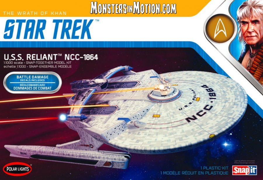 Star Trek II The Wrath Of Khan Reliant 1/1000 Model Kit - Click Image to Close