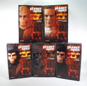 Planet of the Apes 1/6 Scale Figures Set of 5 Series One by Sideshow