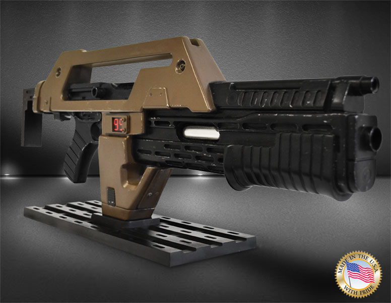 Aliens Pulse Rifle Brown Bess Weathered Version 1/1 Scale Prop Replica LIMITED EDITION - Click Image to Close