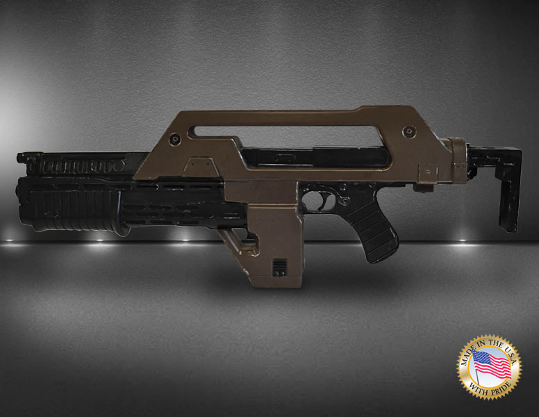 Aliens Pulse Rifle Brown Bess Weathered Version 1/1 Scale Prop Replica LIMITED EDITION - Click Image to Close