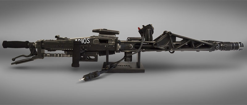 Aliens M56 Smartgun Life Size Movie Prop Replica Vasquez's Weapon - Click Image to Close