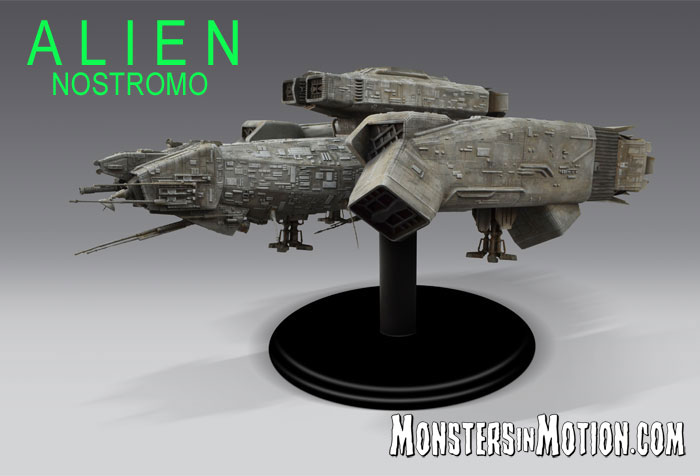 Alien 1979 USCSS Nostromo Large Scale Model Replica - Click Image to Close